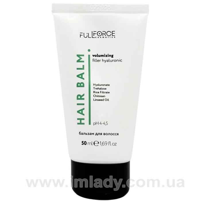 Набір для об'єму тонкого волосся Full Force volumizing hyaluronic 50 мл